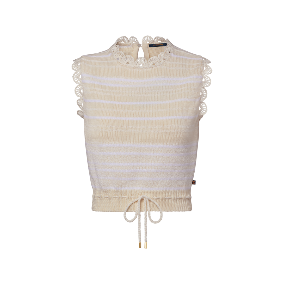 Striped Knit Drawstring Top - Women - High Summer | LOUIS VUITTON ®